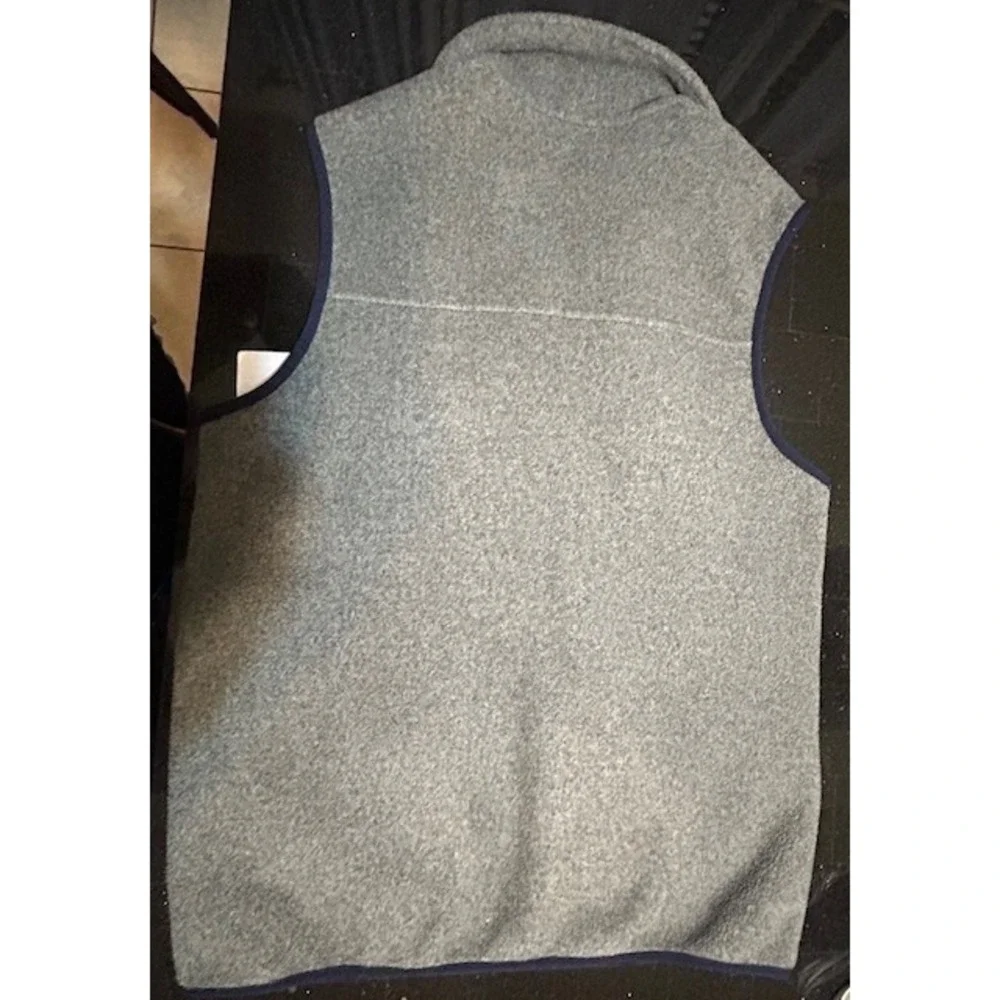 Patagonia Snap T Vest Women Synchilla Grey Fleece Full Zip Forge Athletic Boho S - Picture 6 of 12